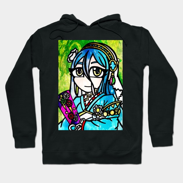 FEH - Celebratory Spirit, Azura Hoodie by ScribbleSketchScoo